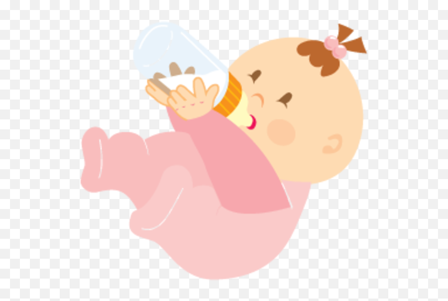 Baby Girl Drinking 256 Free Images At Clker Com Vector - Icon Baby Girl Emoji,Drinking Clipart