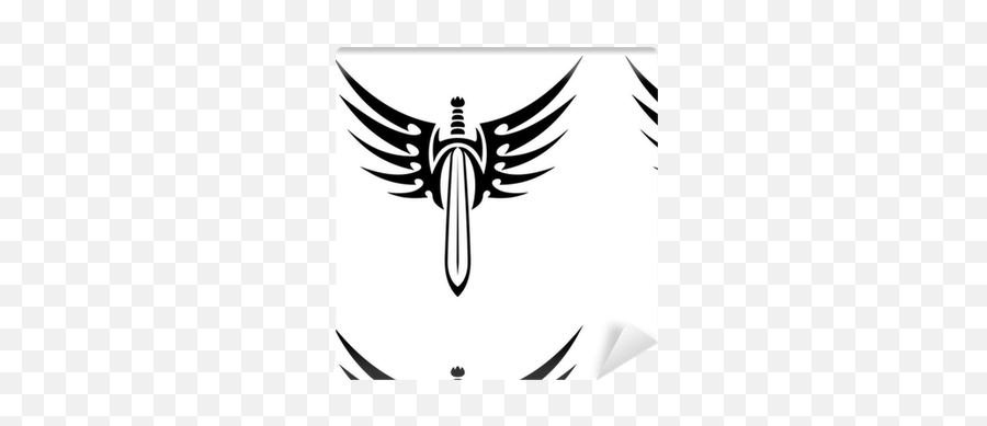 Winged Sword Tribal Tattoo Wallpaper U2022 Pixers - We Live To Emoji,Afsoc Logo