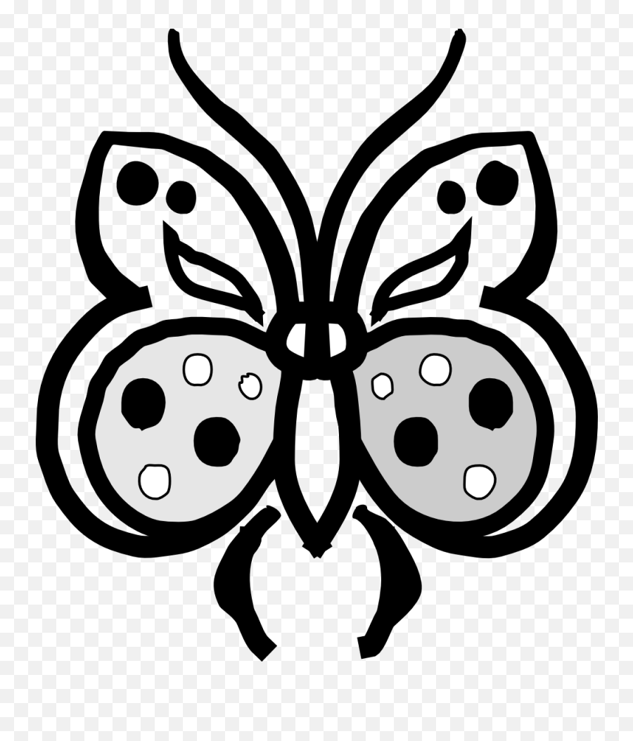 Butterfly Black White Art Flower Greenery Shrub Info Youtube - Clip Art Emoji,Greenery Clipart