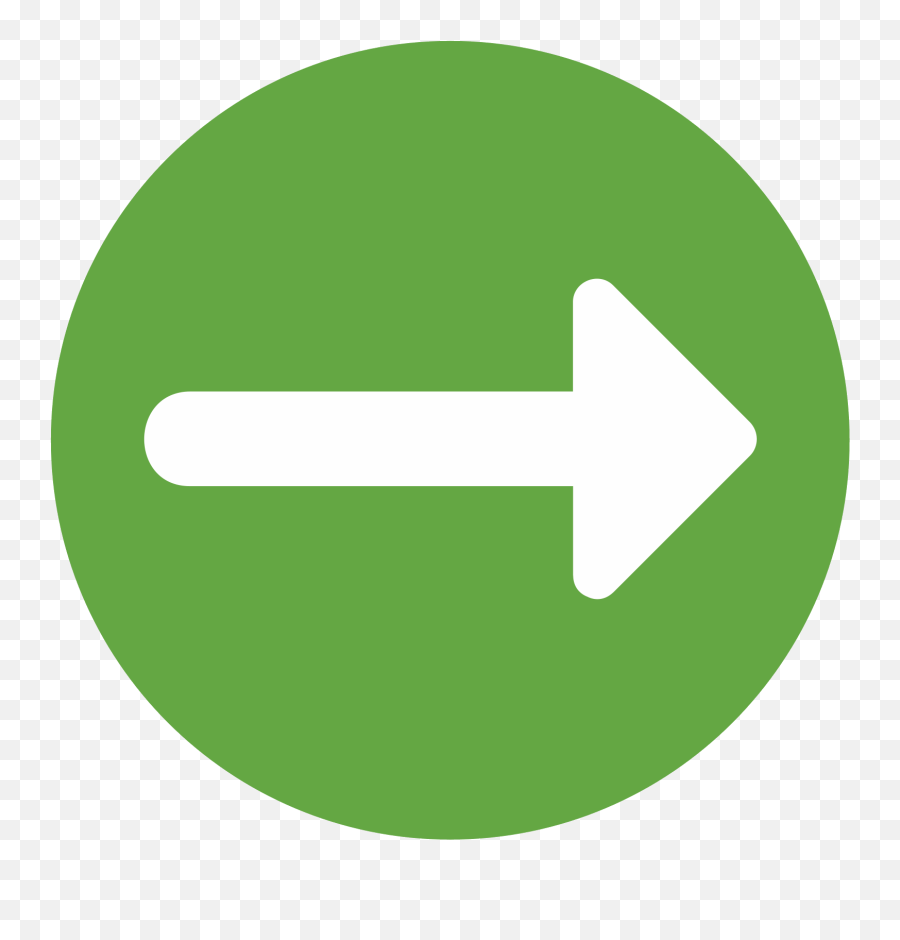 Green Circle With Arrow Icon Png Image - Transparent Background Right Arrow Icon Png Emoji,Arrow Icon Png