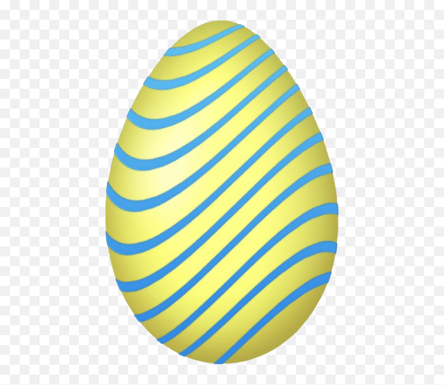 Yellow Easter Egg Transparent Emoji,Egg Transparent