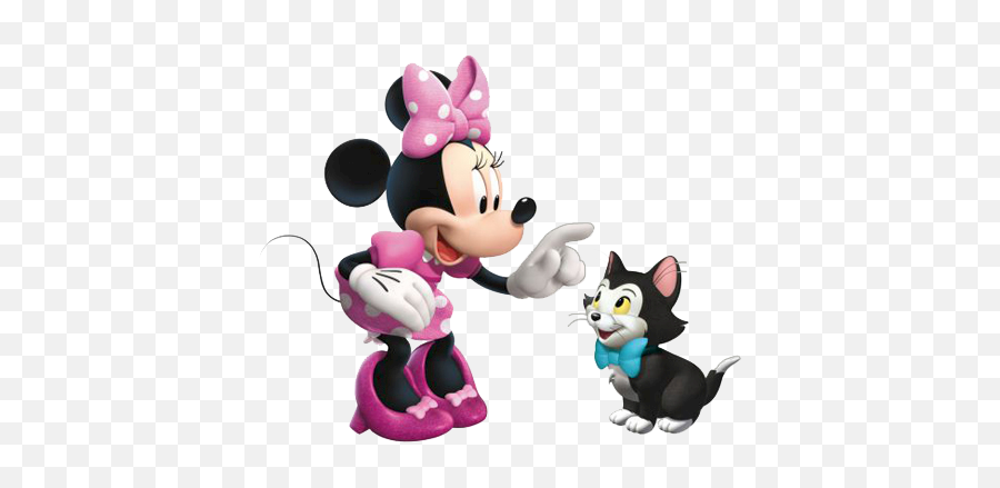 Minnie Mouse Clipart Minnie Mouse Clipart Minnie Mickey - Minnie Y Figaro Png Emoji,Mice Clipart