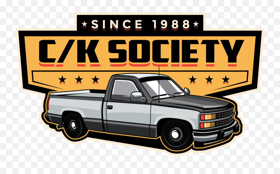 Ck Society Logo Tee Wlowered Regcab Truck U2013 Ck Society - Automotive Paint Emoji,Ck Logo