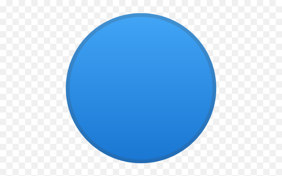 Blue Circle Emoji - Dot,Blue Circle Png