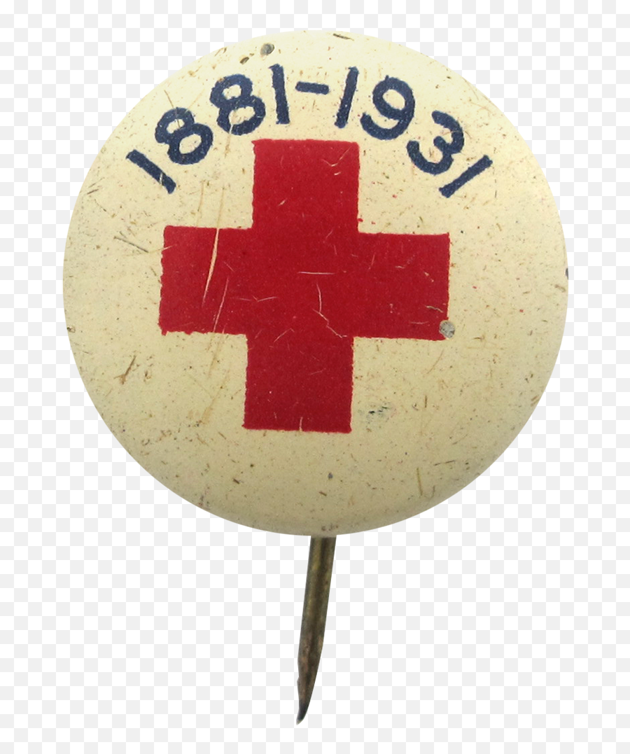 Red Cross 1881 - 1931 Busy Beaver Button Museum Red Cross 1881 Emoji,Red Cross Transparent