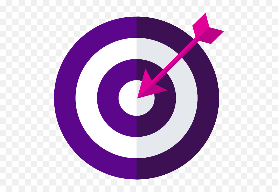 Bullseye Clipart Purple - Purple Bullseye Emoji,Bullseye Clipart