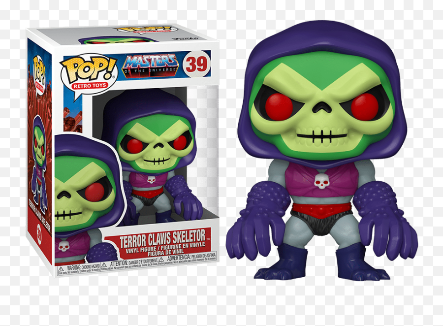 Terror Claws Skeletor - Funko Pop Masters Of The Universe 39 Terror Claws Skeletor Emoji,Skeletor Png