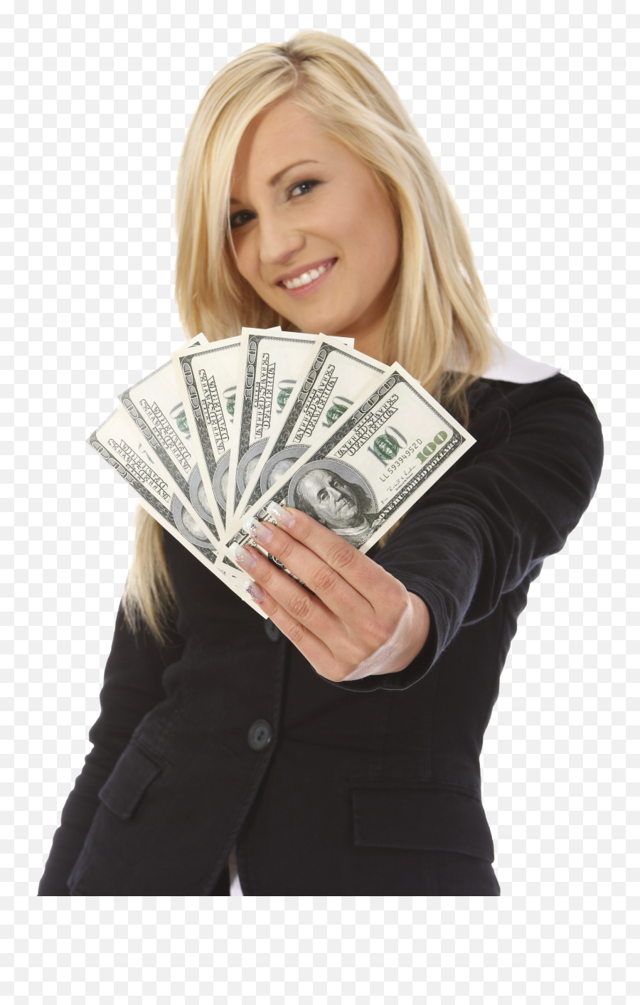 Download Make Money Png Download - Girl Happy With Money Png People Holding Money Transparent Emoji,Money Png