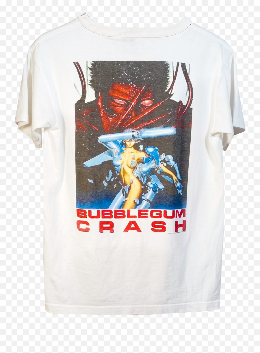 1996 Bubblegum Crash Suede Collar T Emoji,Superman Logo Tshirt