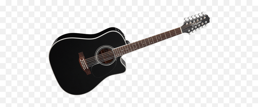 Takamine Ef381sc 12 String Acoustic Electric Guitar - 12 String Guitar Takamine Emoji,Guitar Transparent Background