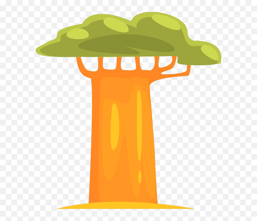 Baobab Tree Clipart Transparent - Clipart World Disegno Baobab Emoji,Tree Clipart