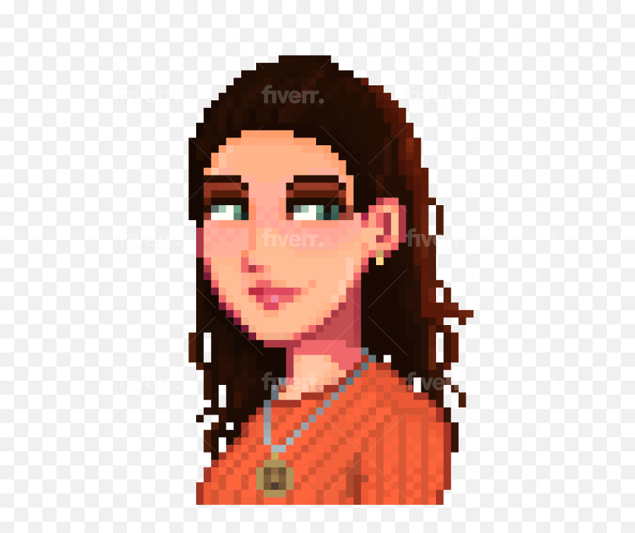 Draw Anyone In Stardew Valley Style By Chundouble9 Fiverr Emoji,Stardew Valley Logo Png