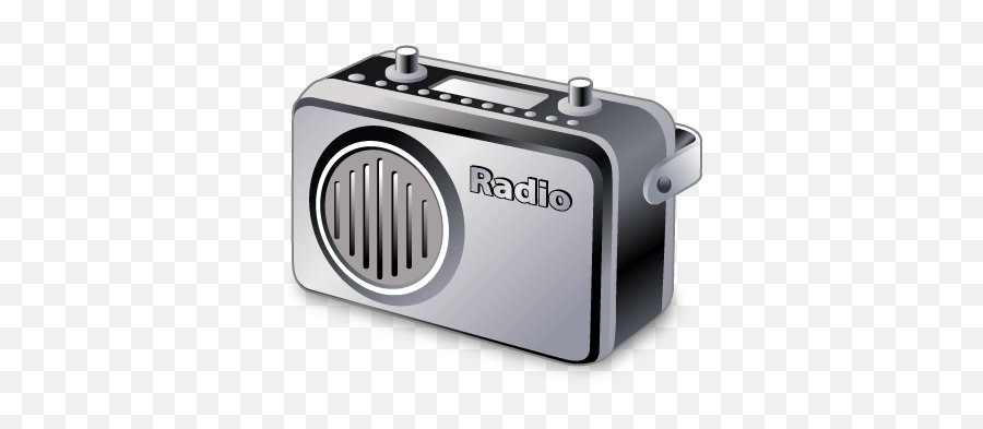 Grey Radio Clipart Transparent Png - Radio Png Emoji,Radio Clipart