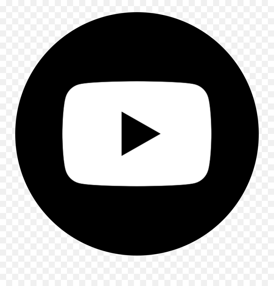 Youtube Black Logo - Circle Black Youtube Logo Emoji,Black Youtube Logo