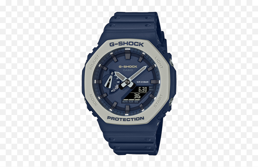 G - Shock Analogdigital Ga2110et2a Menu0027s Watch Blue Emoji,G&r Logo