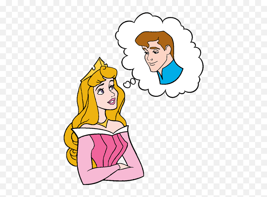 Aurora Daydreaming About Prince Philip Princess Aurora Emoji,Aurora Clipart