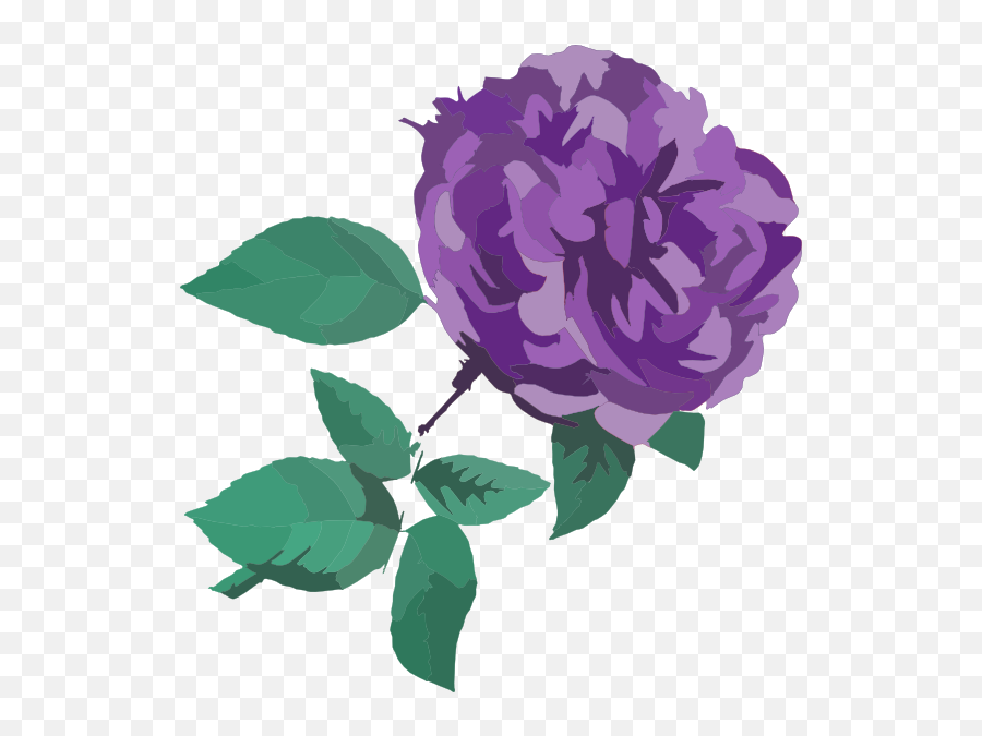 Flower Clipart Png - Purple Flower Clipart No Background Emoji,Background Clipart