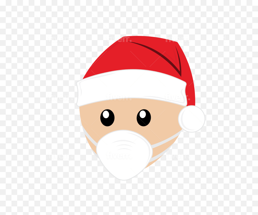 Illustrate Vector 2d Characters And Custom Clipart By - Santa Claus Emoji,Drone Clipart