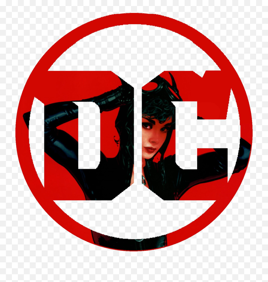 Batman Comic Book Dc Comics Logo - Dc Logo Catwoman Emoji,Dc Logo