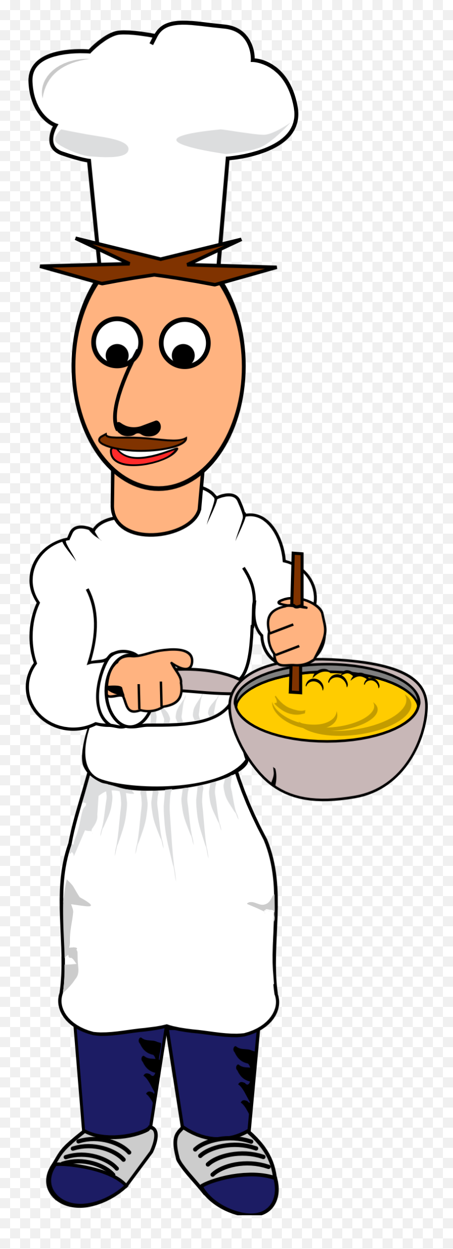 Man Clipart Chef - Clip Art Emoji,Cook Clipart