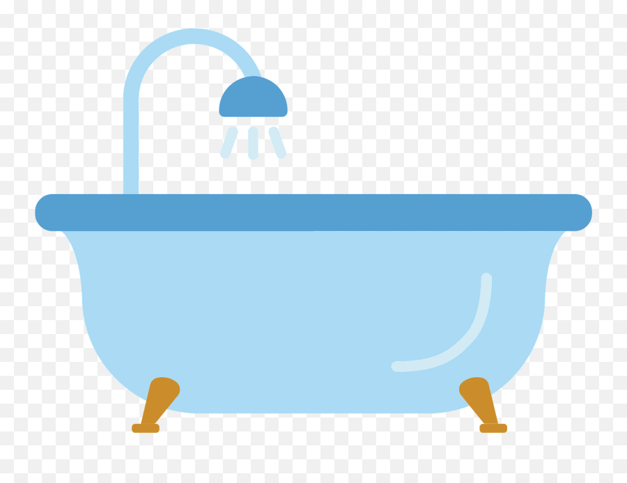 Bathtub Clipart Free Download Transparent Png Creazilla - Bathtub Clipart Emoji,Bathroom Clipart