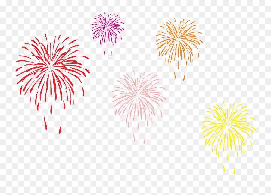 Fireworks Firecracker Lunar New Year - Vector Fireworks New Year Gif Transparent Emoji,Firework Clipart