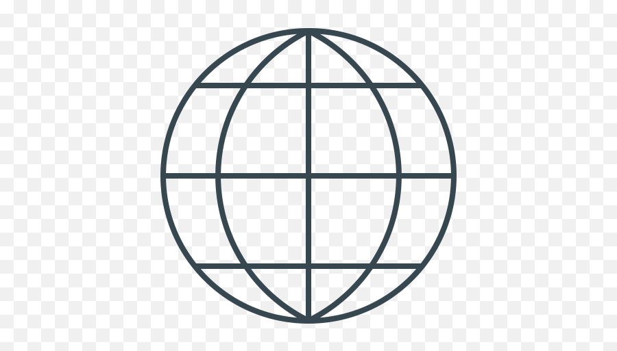 International Globe Network Earth Icon - Globe Icon Thin Png Emoji,World Icon Png