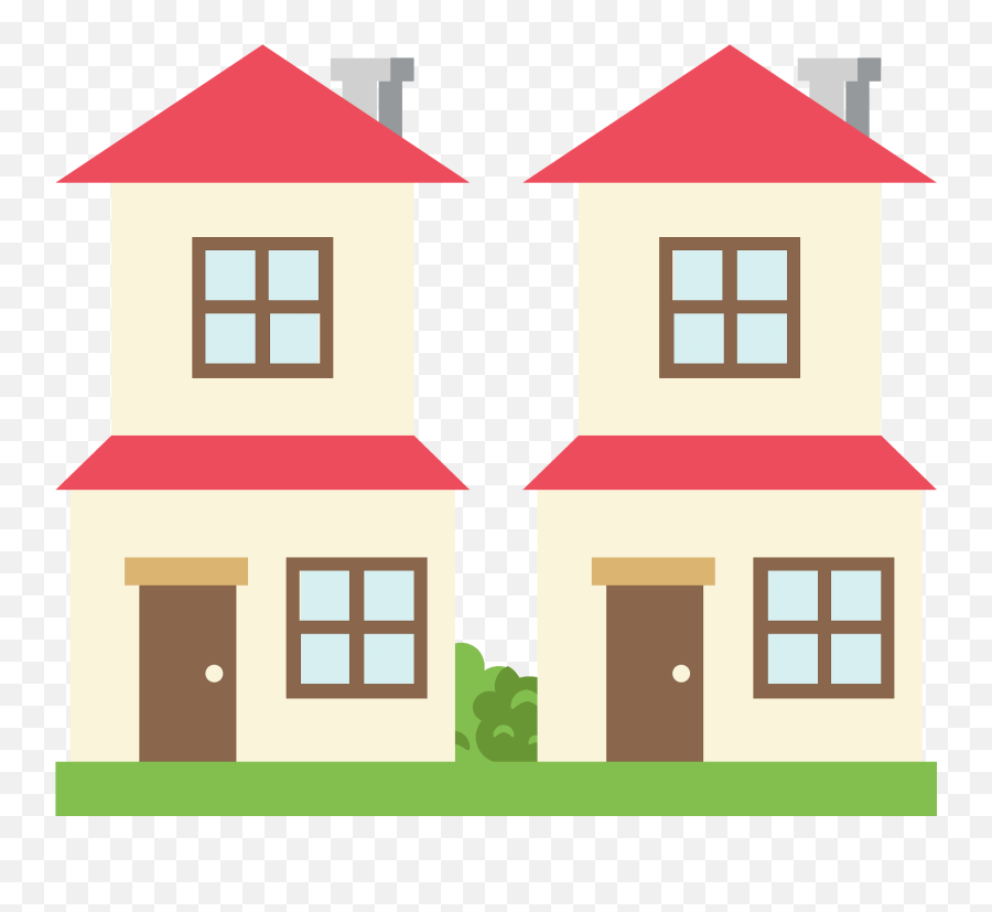 House Buildings - Houses Emoji,House Emoji Png