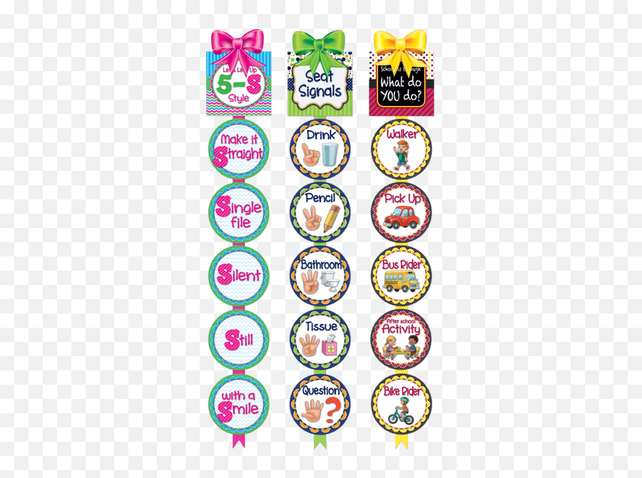 Clothespin Clipart Png - Classroom Management Ready Girly Emoji,Manager Clipart