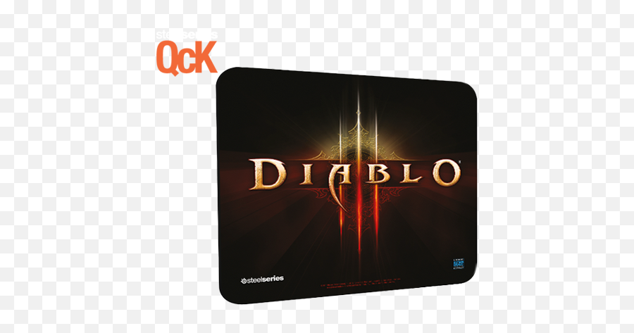 Steelseries Qck Diablo Iii Logo Edition Gaming Mouse Pad - Vertical Emoji,Diablo Logo