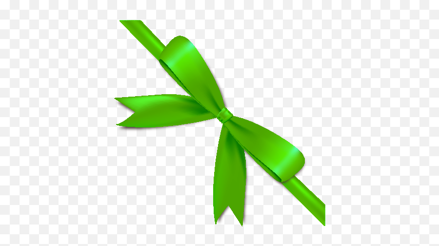 Green Ribbon Download Png Image Emoji,Green Bow Png