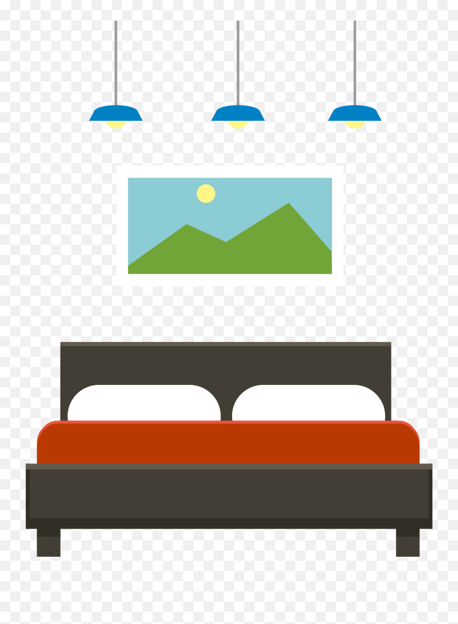 Bed Vector - Bedroom Vector Png Emoji,Bed Png