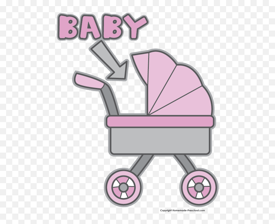 Baby Shower Clipart Emoji,Stroller Clipart