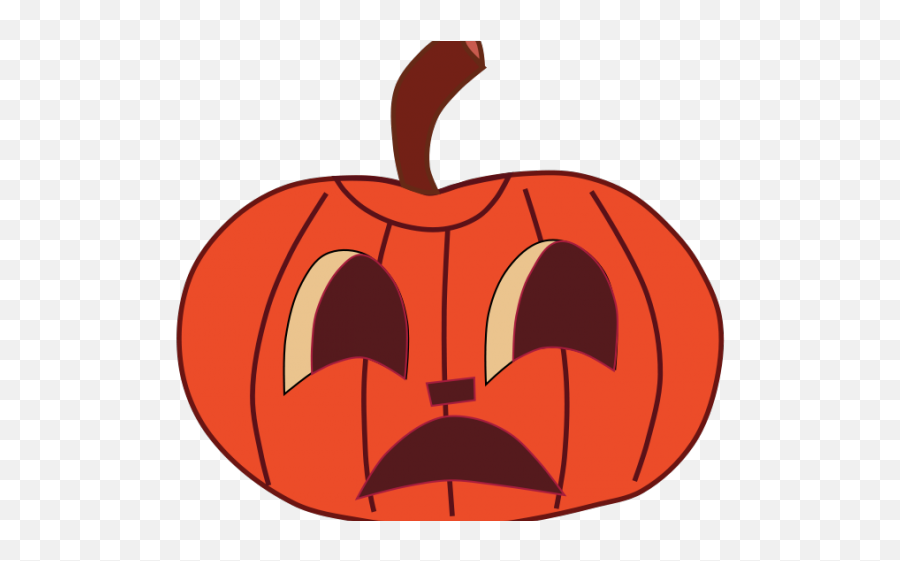 Jack O Lantern Clipart - Sad Jack O Lantern Png Download Emoji,Jack O Lantern Png