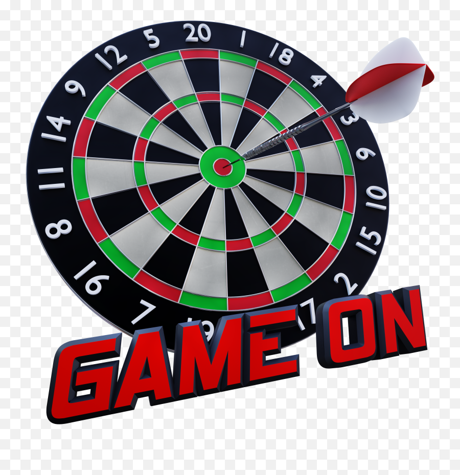 Colorful Dartboard With The Dart And Game On Sign Emoji,Gamer Clipart
