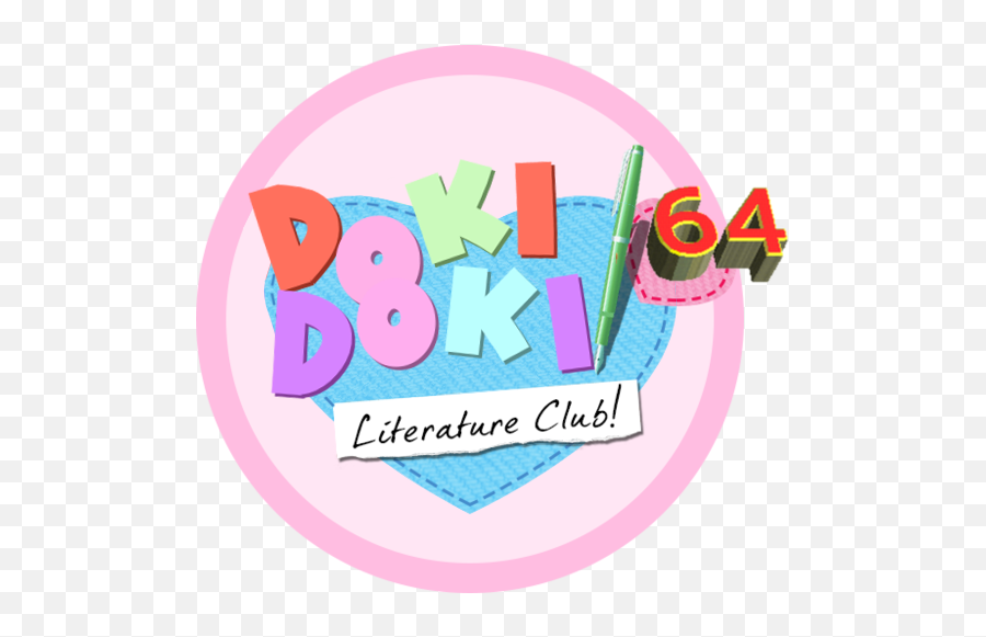 Download Ddlcmods - Doki Doki Literature Club Logo Edit Png Doki Doki Literature Club Logo Emoji,Bullet Club Logo