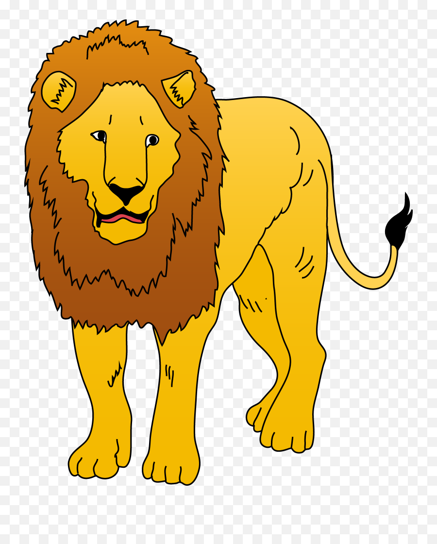 Lion Clipart 3 - Lion Clipart Emoji,Lion Clipart