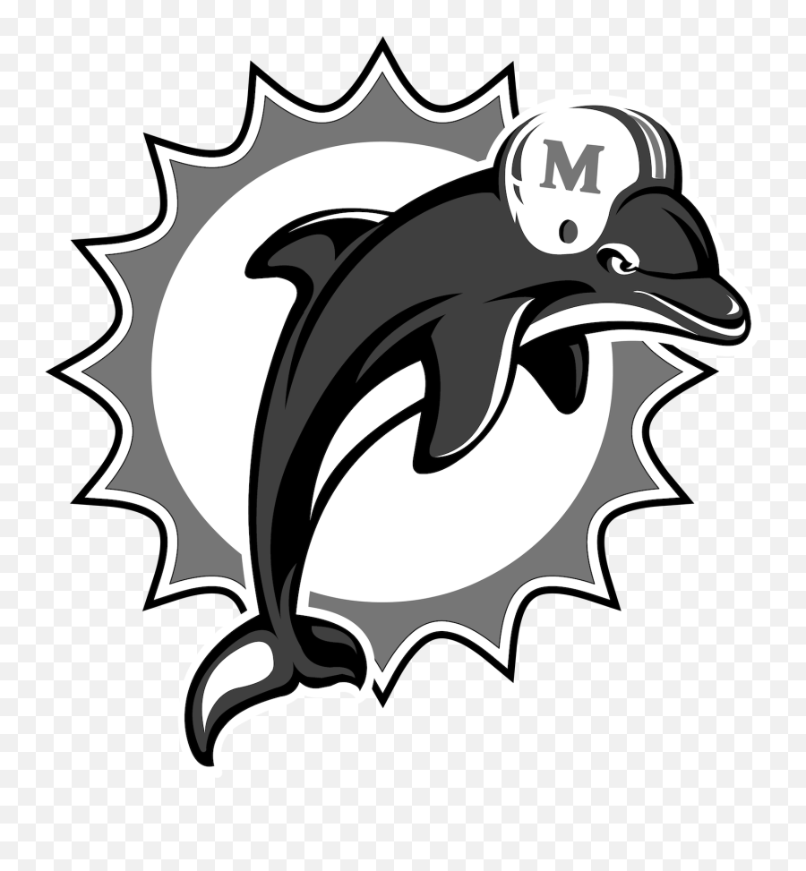 Miami Dolphins Png - Silhouette Miami Dolphin Svg Emoji,Miami Dolphins Logo