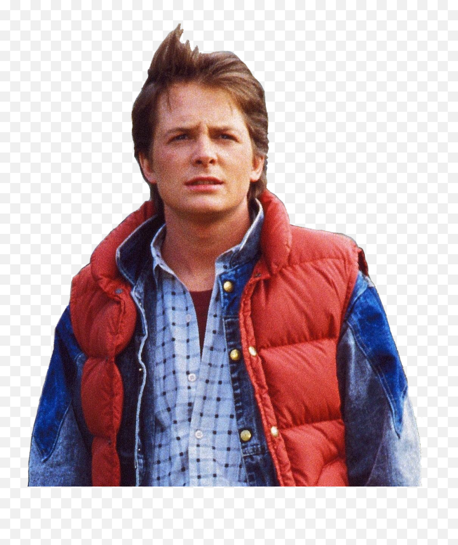 Marty Mcfly Png - Martymcfly Backtothefuture Png Marty Mcfly Png Emoji,80s Png