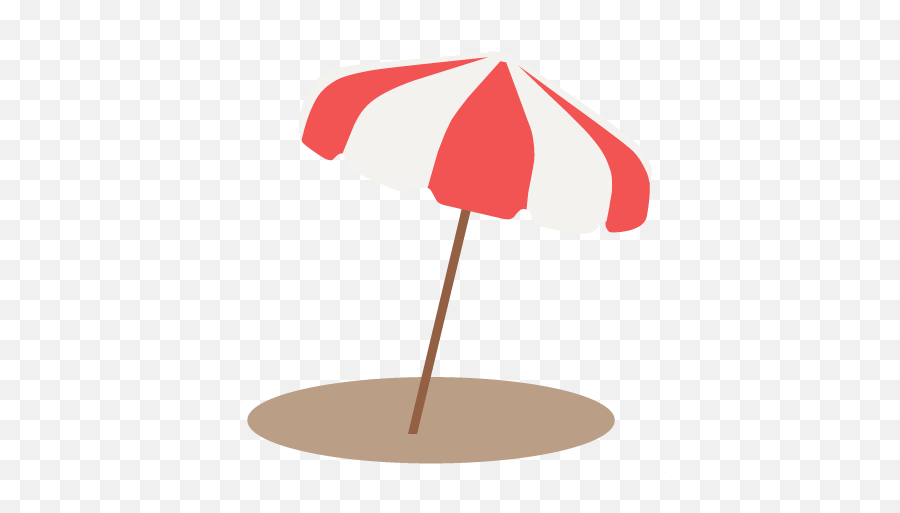 Beach Umbrella Clipart Transparent Png - Cute Beach Umbrella Clipart Emoji,Beach Umbrella Clipart