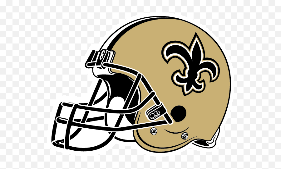 Download Hd New Orleans Saints - Transparent Saints Helmet Logo Emoji,New Orleans Saints Logo Png