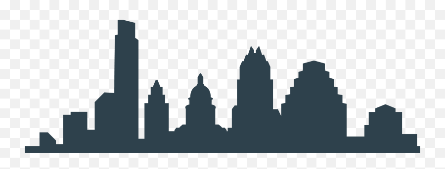 Austin Skyline Illustration Free Png - Austin City Skyline Clip Art Emoji,Skyline Png