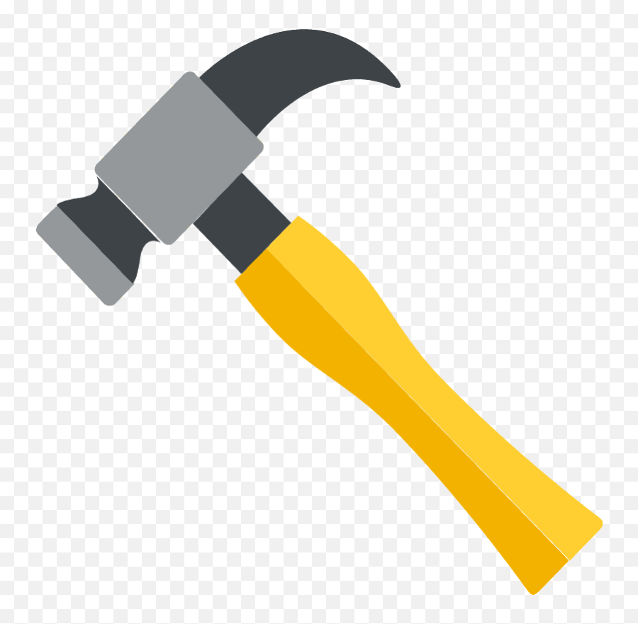 Hammer Emoji Clipart - Hammer Emoji Discord,Hammer Clipart