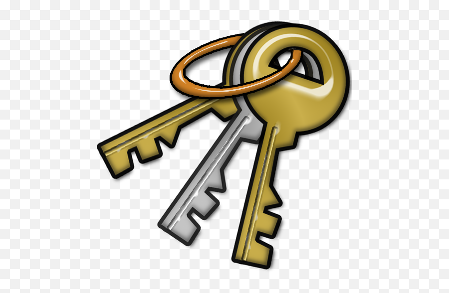 Key Chain Clipart Clipart Kid - Bunch Of Keys Clipart Emoji,Key Clipart