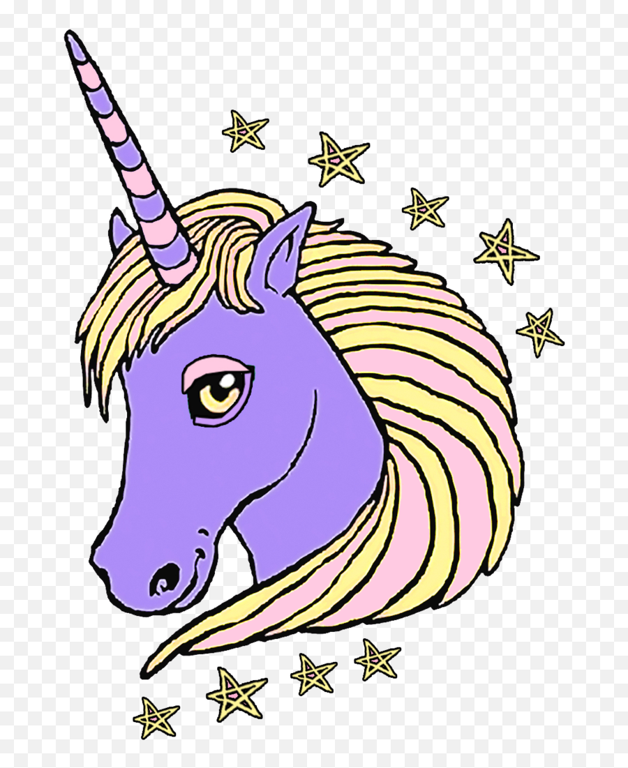 Sweet Drawing Unicorn Transparent Png Clipart Free - Drawing Drawing Of Unicorn Emoji,Carousel Clipart
