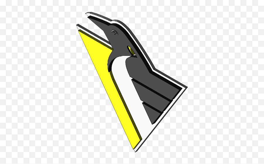 Pittsburgh Penguins Throwback Logo - Bird Emoji,Pittsburgh Penguins Logo