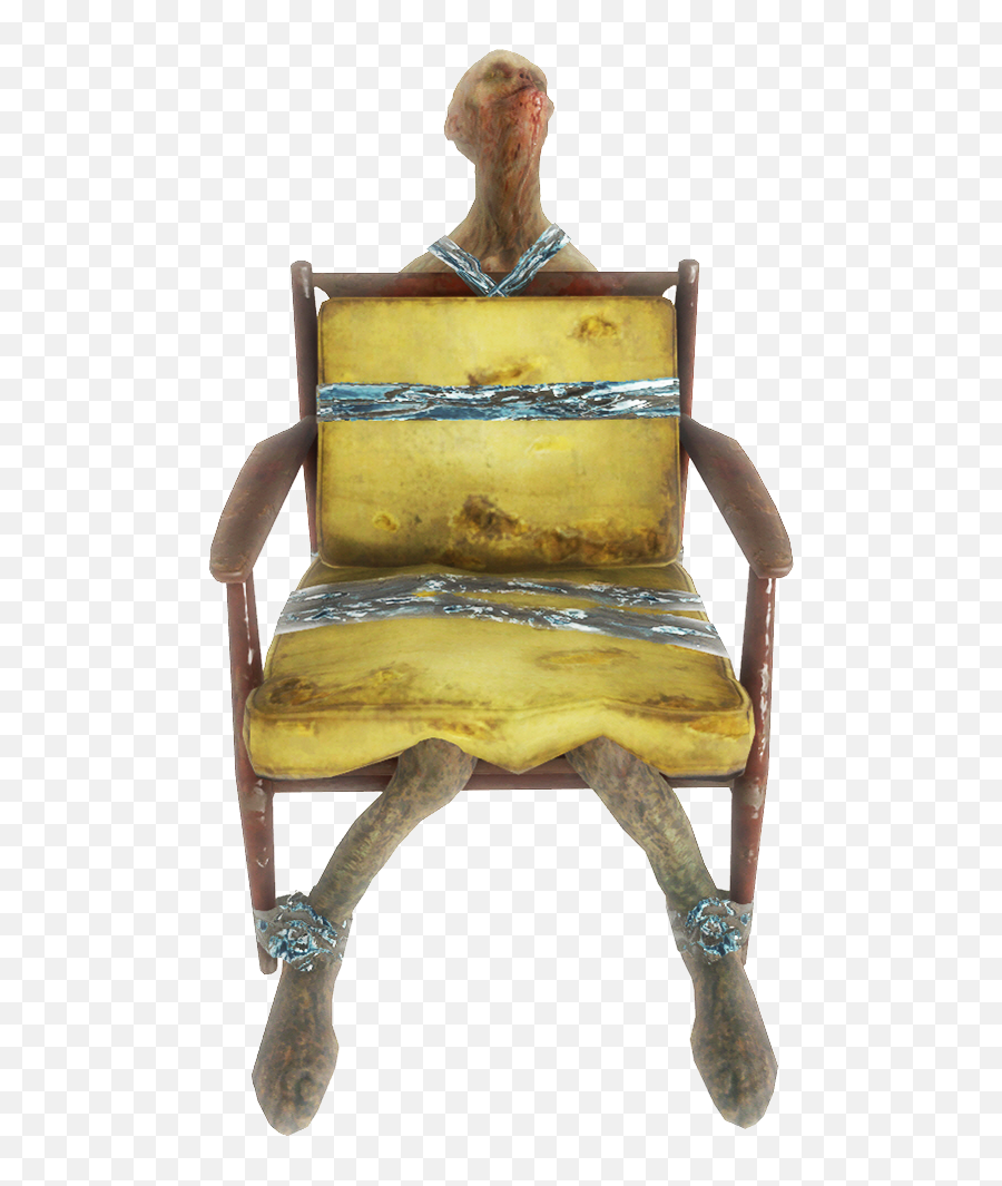 Clipart Transparent Library Feral Ghoul Chair Fallout - Ghoul Chair Fallout 4 Emoji,Throne Clipart