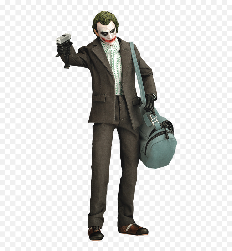 The Joker Bank Robber Version Dynamic 8ction Heroes Figure - Joker Figure Emoji,Joker Transparent