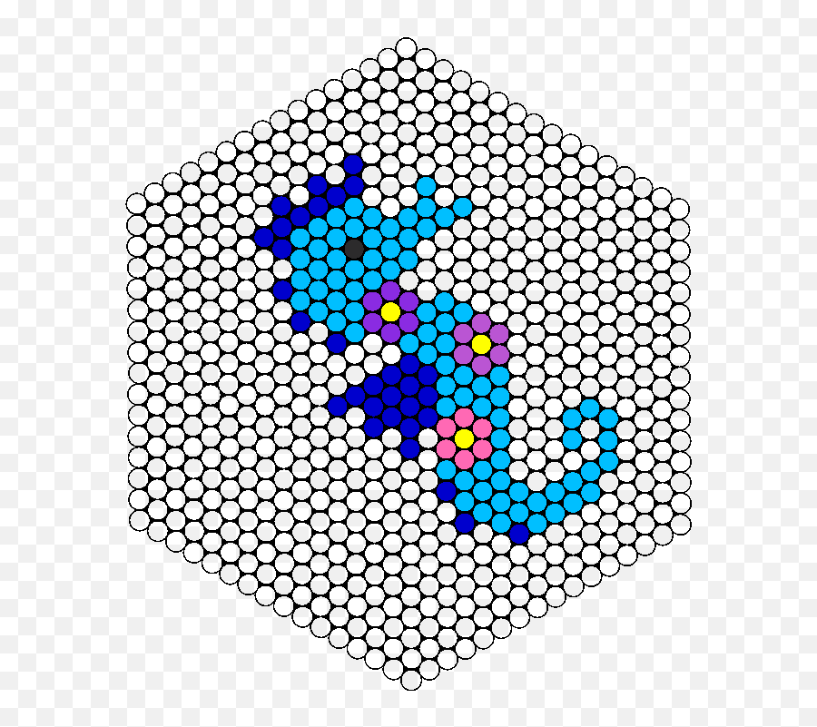 Easter Hama Bead Patterns Transparent - Perler Bead Patterns Hexagon Emoji,Bead Clipart