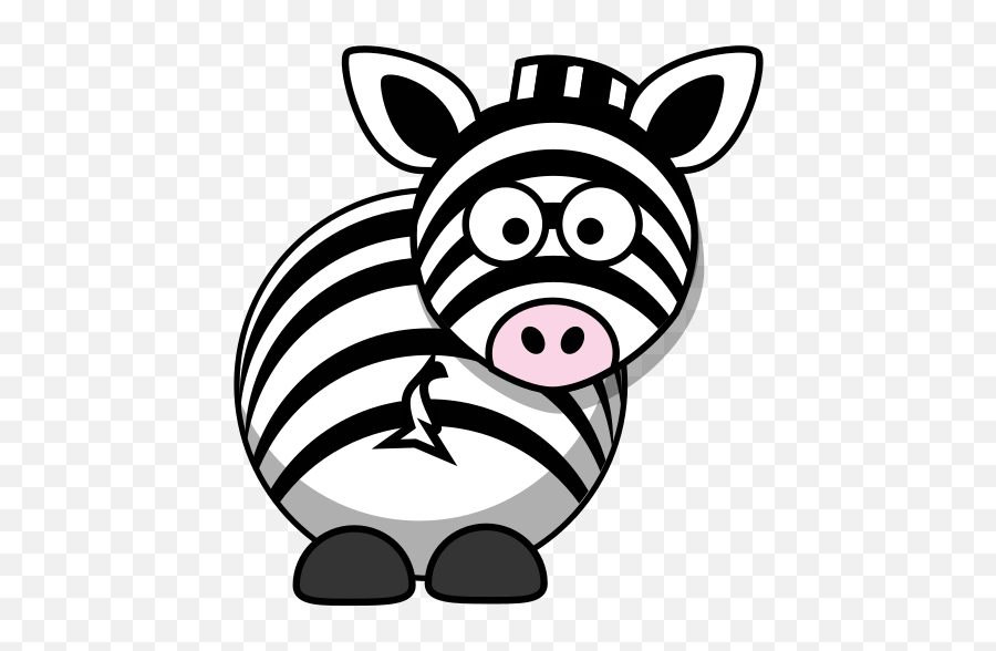 Zebra Svg Clip Arts Download - Download Clip Art Png Icon Arts Clipart Zebra Cartoon Emoji,Zebra Clipart Black And White